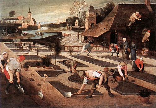 Spring, by Abel Grimmer, 1607