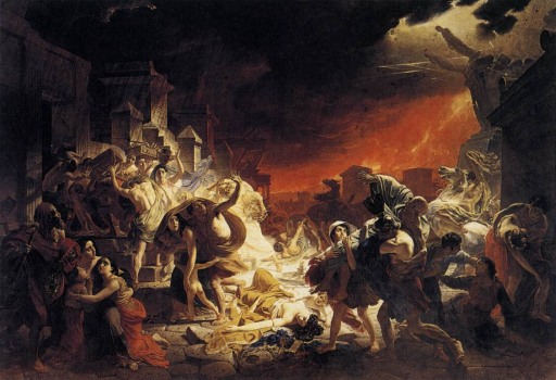 Last Day of Pompeii, by Karl Pavlovich Bryulo, 1833